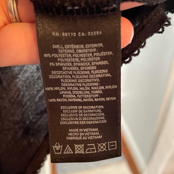 Maeve lace overlay black and white dress - Picture 6 of 6